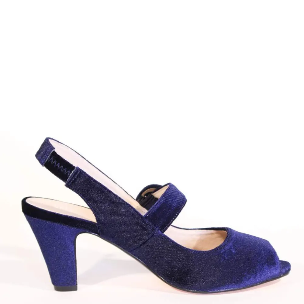 Liberty Velvet Mary Jane Heels Sale