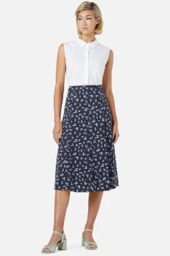Lila Ditsy Midi Skirt Online