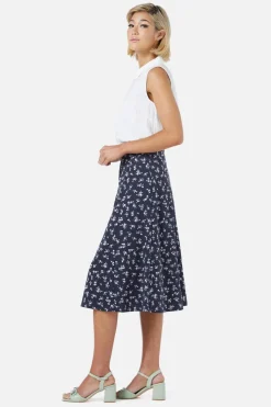 Lila Ditsy Midi Skirt Online
