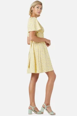 Lila Ditsy Mini Dress New