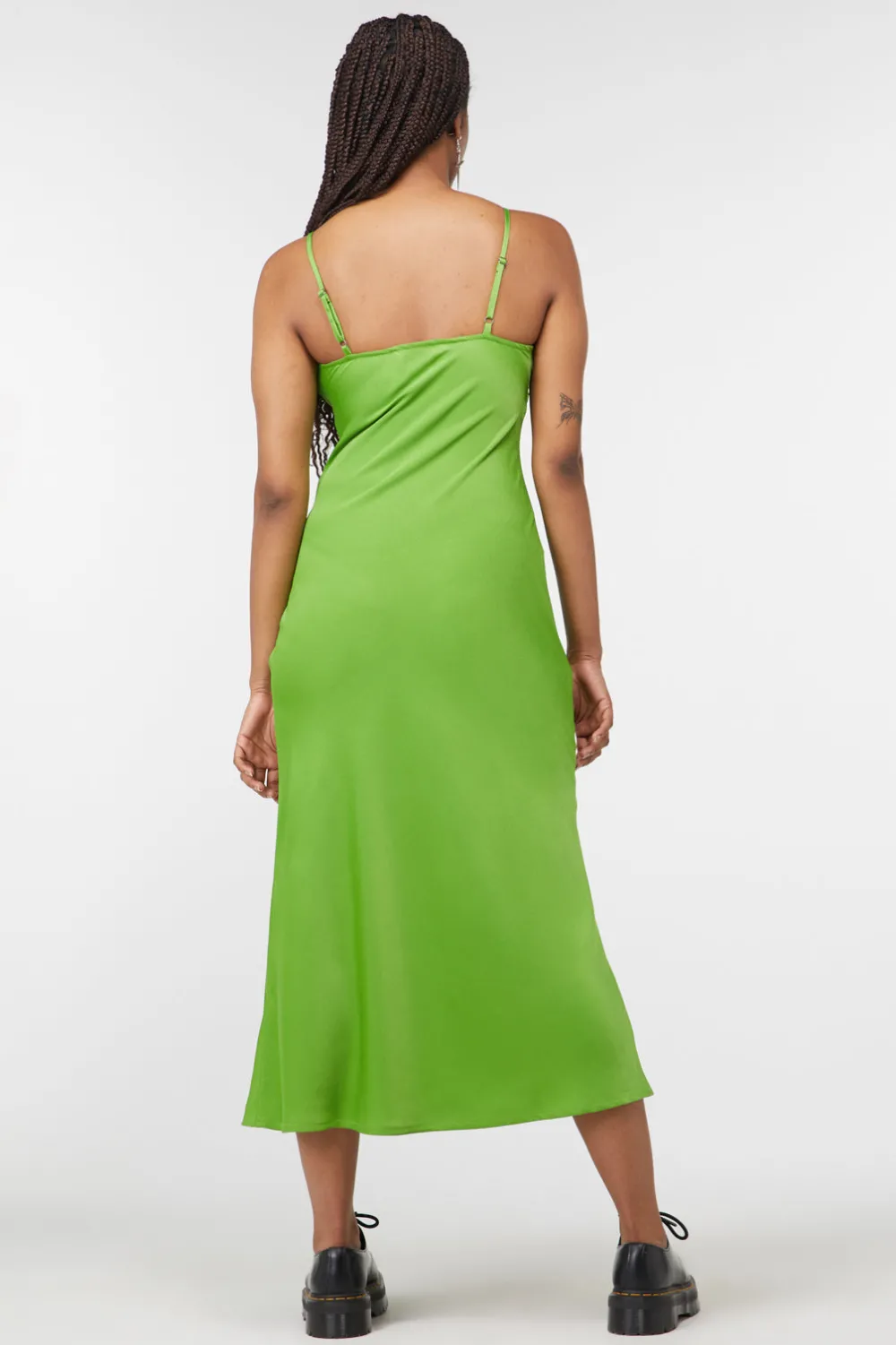 Lizzie Satin Bias Cut Dress Best