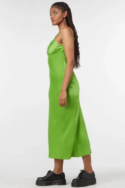 Lizzie Satin Bias Cut Dress Best