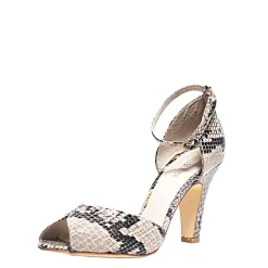 Lola Snake Heels BEIGE SNAKE Discount
