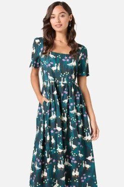 Dangerfield US Lucy Goosey Midi Dress Hot