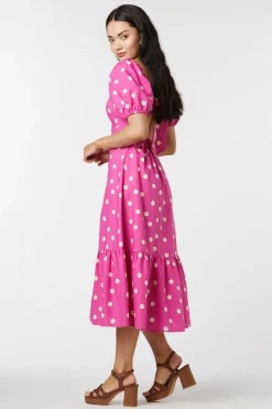 Dangerfield US Lucy Polka Dot Midi Dress Online