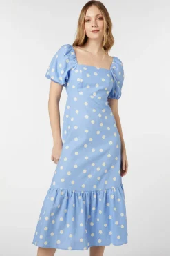 Dangerfield US Lucy Polka Dot Midi Dress Online