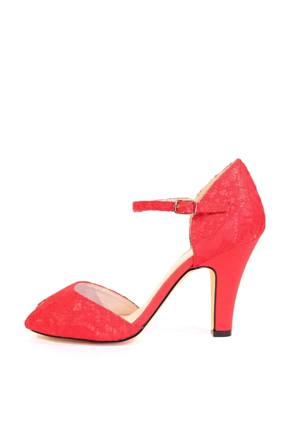 Lulu Lace Heels Clearance