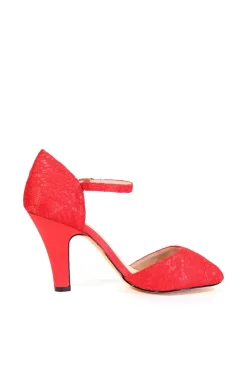 Lulu Lace Heels Clearance