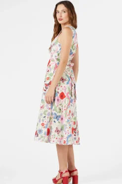 Luna Snake Midi Dress