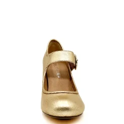 Madeline Metallic Mary Jane Heels Clearance