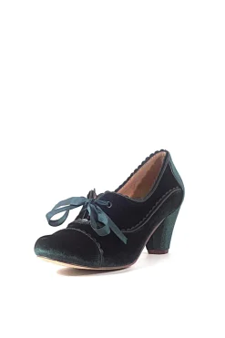 Madison Velvet Retro Heels