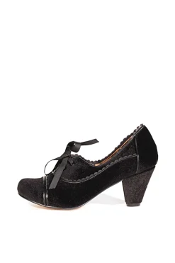 Madison Velvet Retro Heels