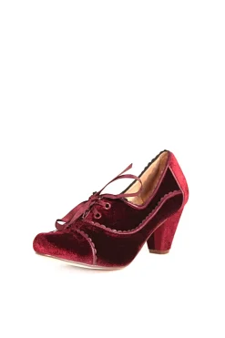 Madison Velvet Retro Heels