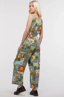 Majolica Viscose Jumpsuit Hot