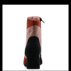 Marino Patchwork Suede Booties BLACK MULTI Online