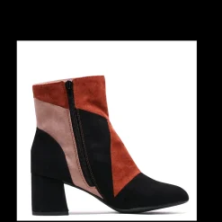 Marino Patchwork Suede Booties BLACK MULTI Online