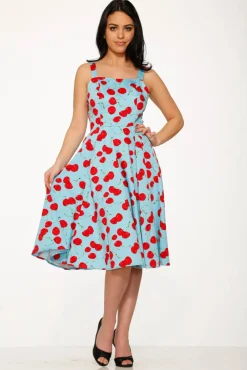 Martina Cherry Swing Dress Discount