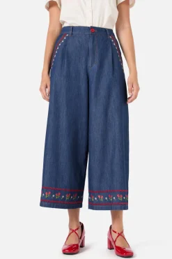 Meadow Embroidered Culotte