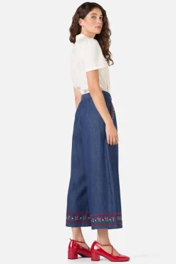 Meadow Embroidered Culotte