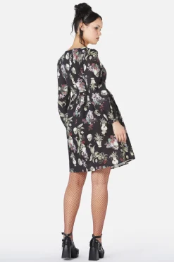 Dangerfield US Memento Mori Printed Dress Hot