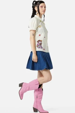 Dangerfield US Meowdy Badge Blouse Online