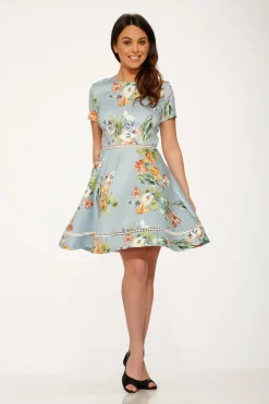 Mint Floral Swing Dress Online