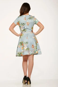 Mint Floral Swing Dress Online