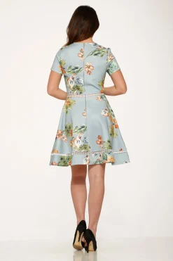 Mint Floral Swing Dress Online