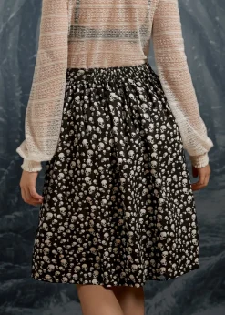 More Than Charming Skirt Twilight Skull