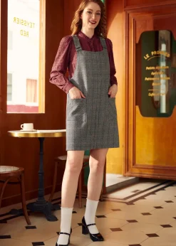 Motown Mojo Overall Dress Dublin Check