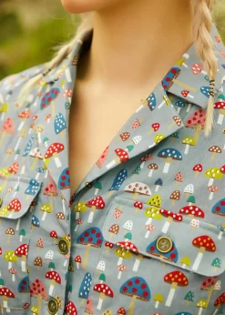 Mushroom About Town Jumpsuit Chambray Mushroom Hot