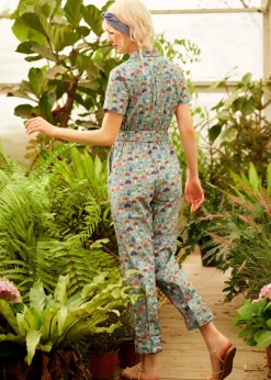Mushroom About Town Jumpsuit Chambray Mushroom Hot