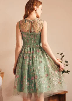 BTC Mystique Mirage Fit & Flare Dress Whispering Willow