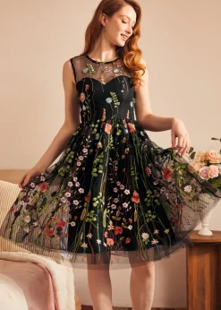 BTC Mystique Mirage Fit & Flare Dress Gothic Garden Sale