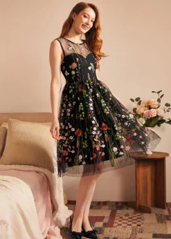 BTC Mystique Mirage Fit & Flare Dress Gothic Garden Sale