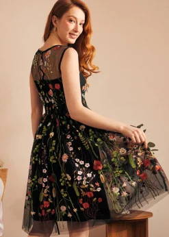 BTC Mystique Mirage Fit & Flare Dress Gothic Garden Sale