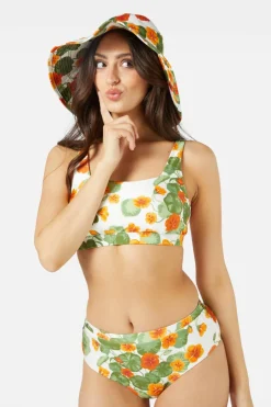 Nasturtium Bikini Top Clearance