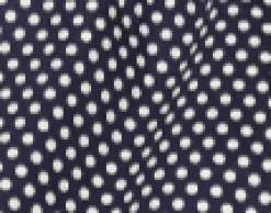 Navy Blue White Polka Dot Swing Dress Best