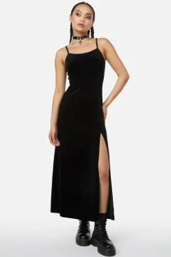 Obsidian Velvet Dress Sale