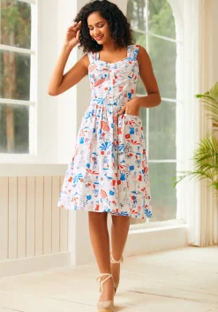 BTC Ocean Breeze Midi Skirt Bathing Beauties Online