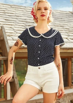 Old School Cool Roll-Cuffed Shorts Marshmallow Bliss