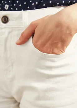 Old School Cool Roll-Cuffed Shorts Marshmallow Bliss