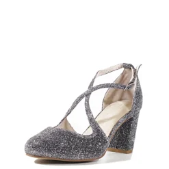 Oren Glitter Mary Jane Heels Clearance