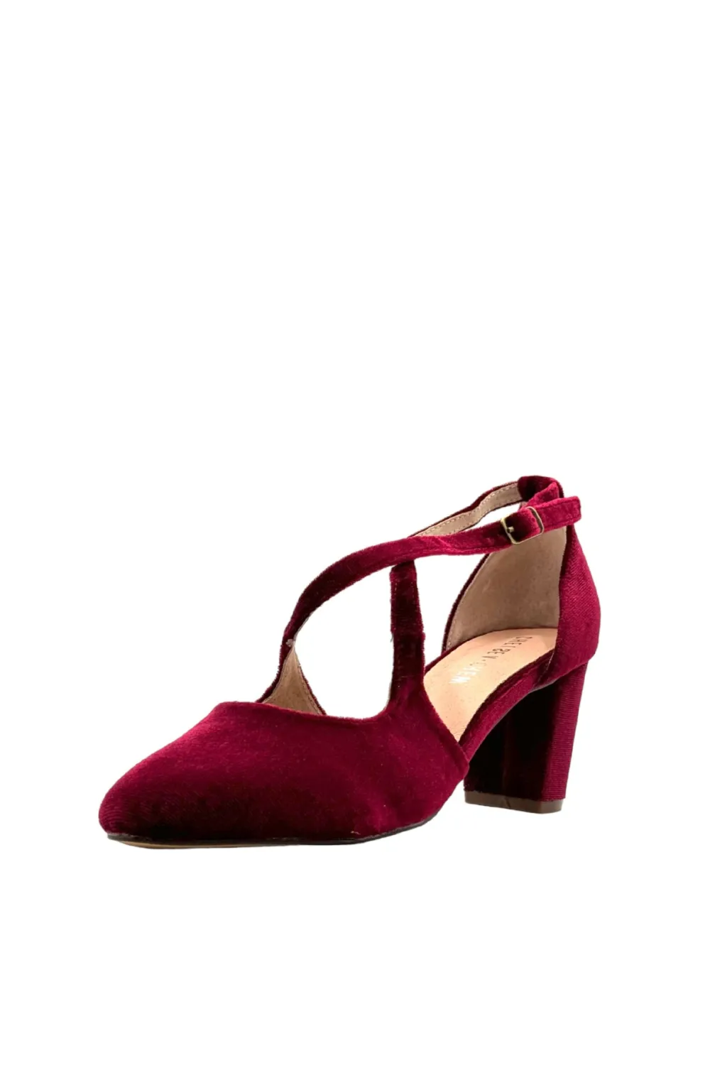 Oren Velvet Mary Jane Heels