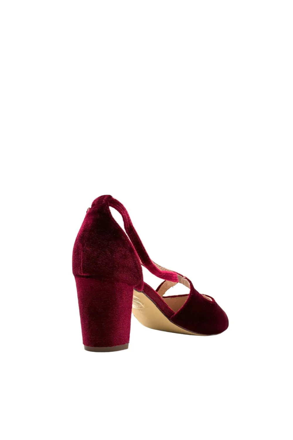 Oren Velvet Mary Jane Heels