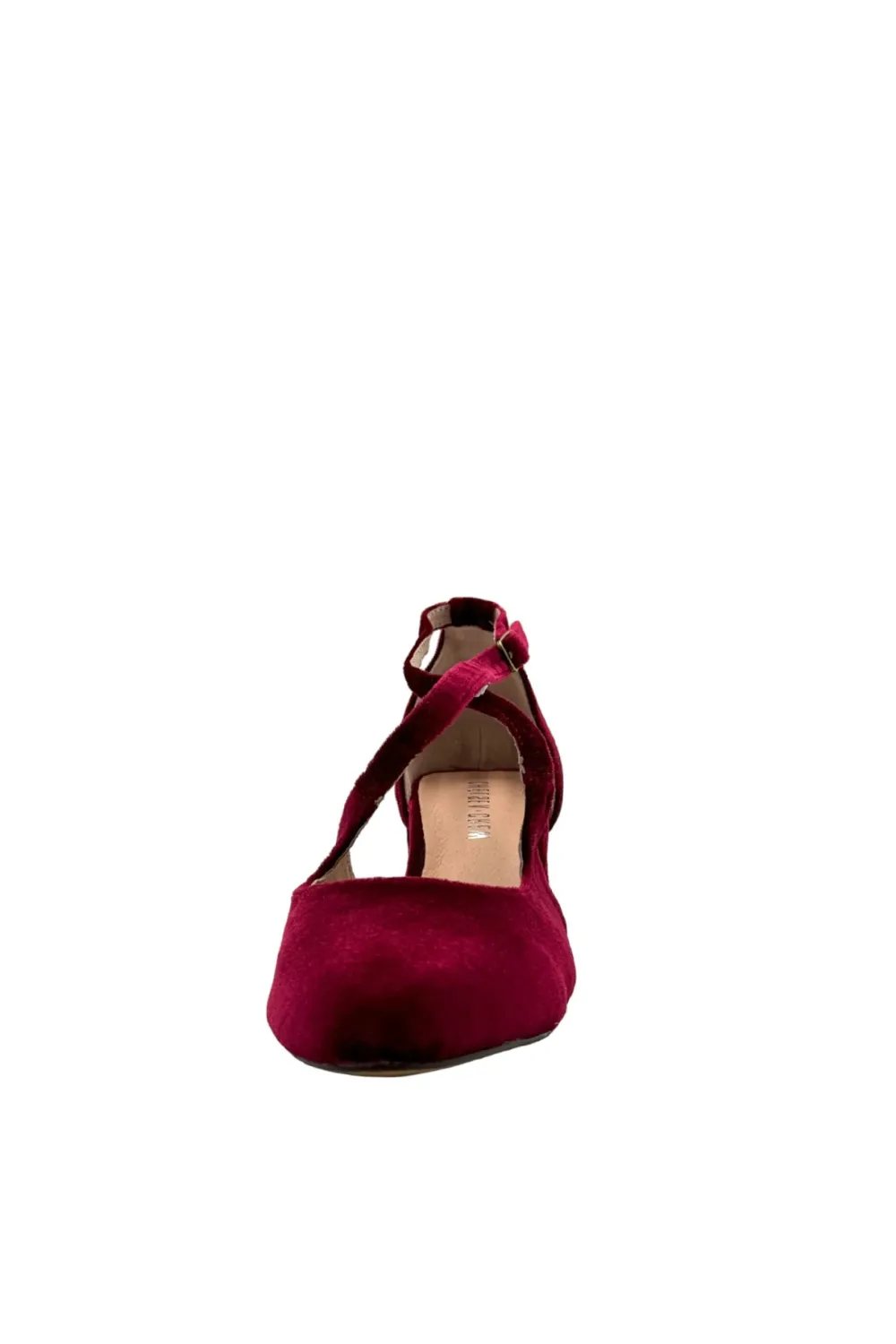 Oren Velvet Mary Jane Heels