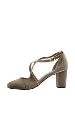 Oren Velvet Mary Jane Heels