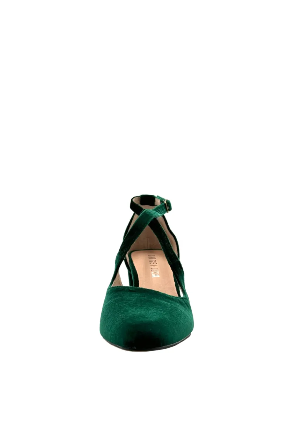 Oren Velvet Mary Jane Heels