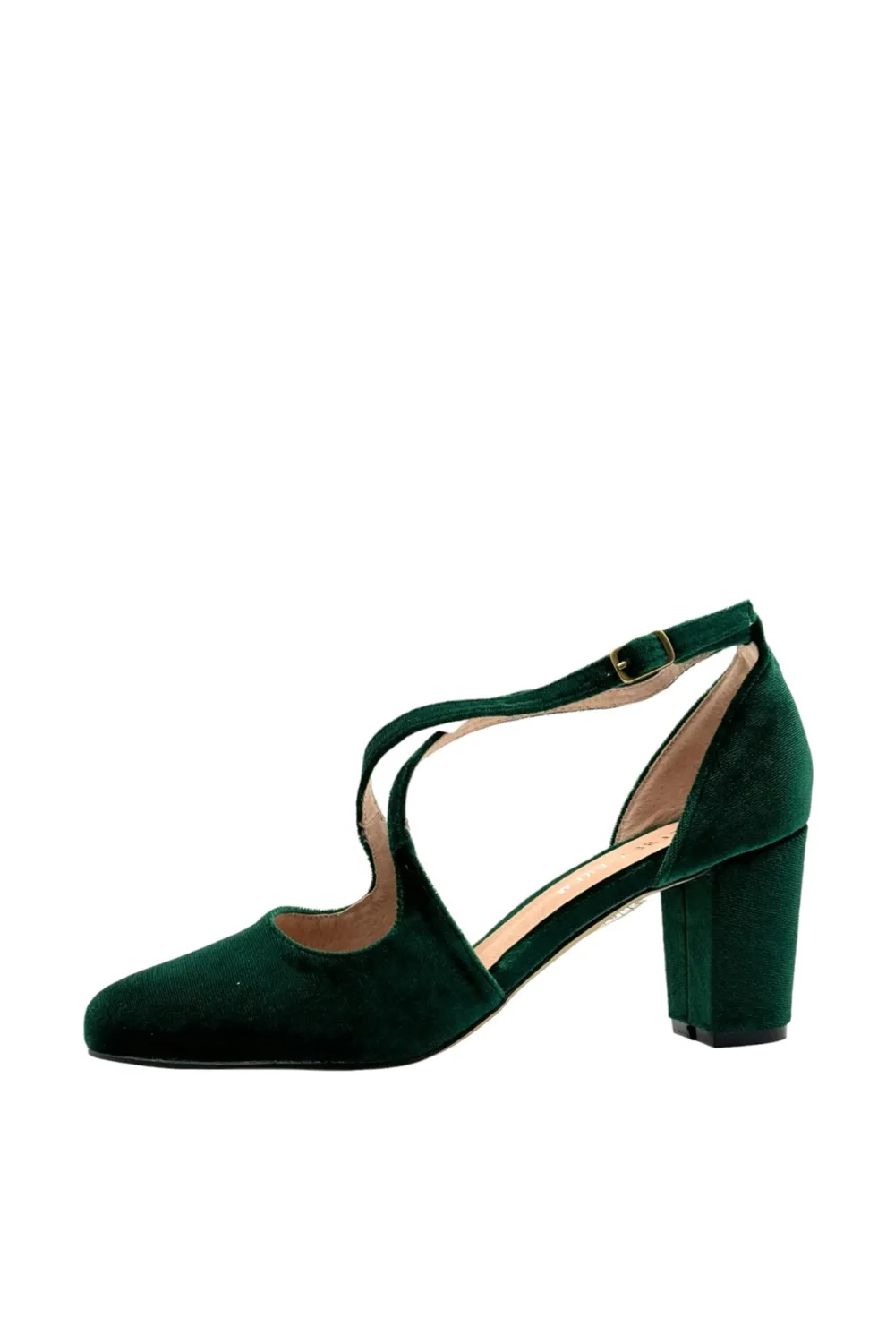 Oren Velvet Mary Jane Heels