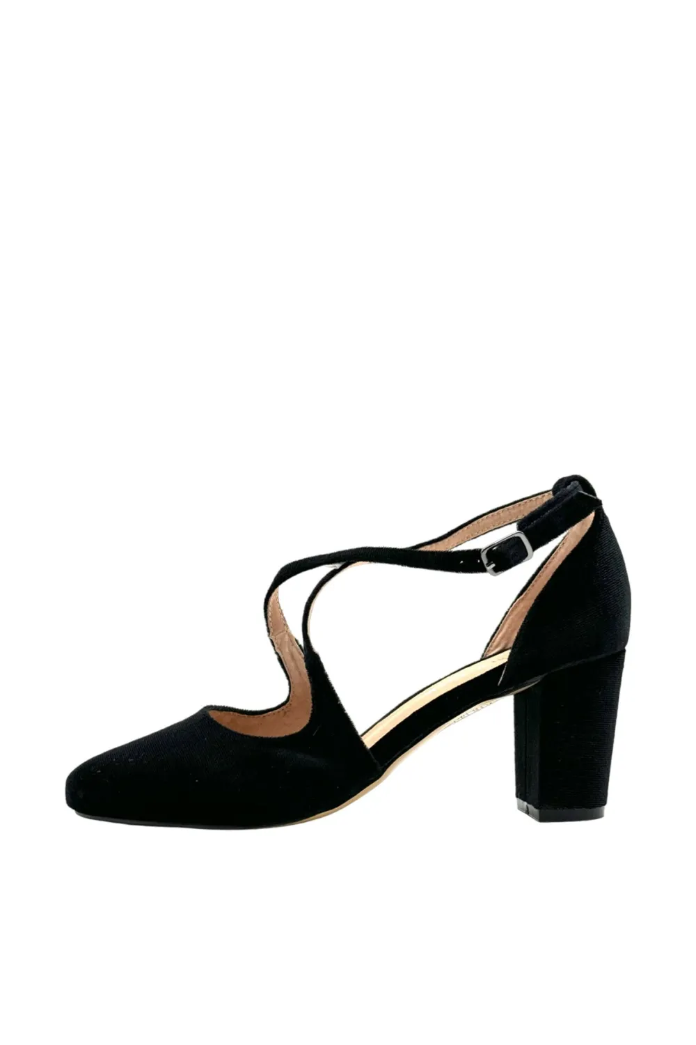 Oren Velvet Mary Jane Heels